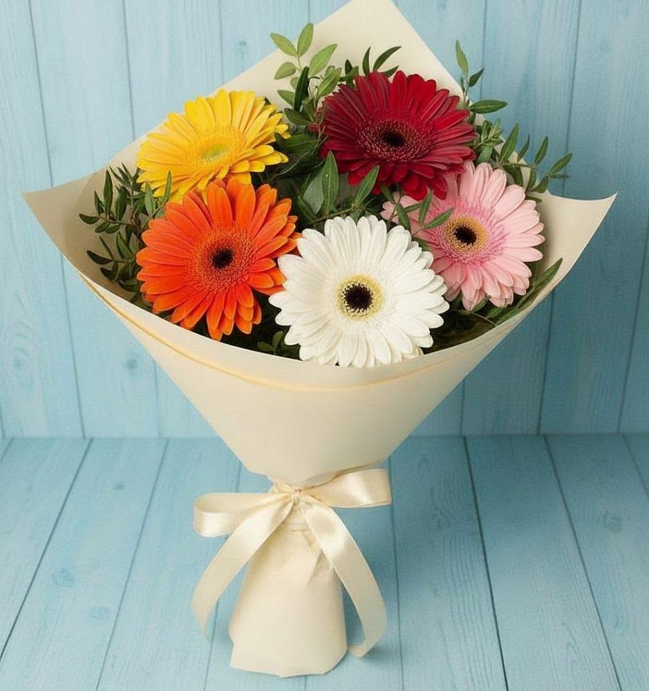 Букет цветов из: Герберы в Старом Осколе