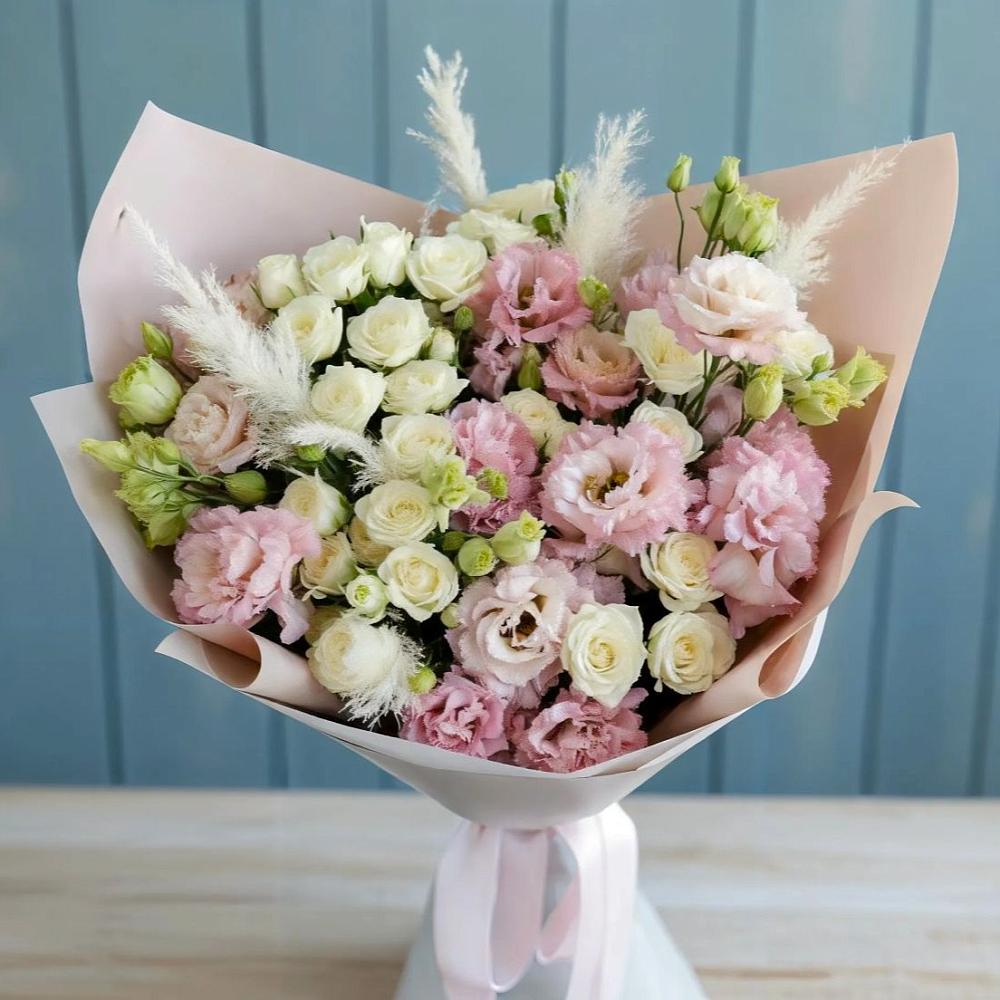 Букет цветов из: Альстромерии и Розы в Старом Осколе