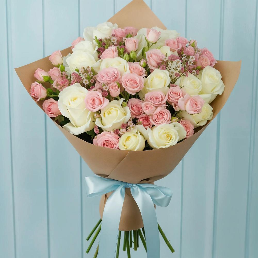 Букет цветов из: Розы в Старом Осколе