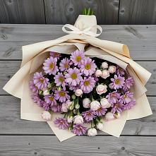 Букет цветов из:  Розы и Хризантемы в Старом Осколе