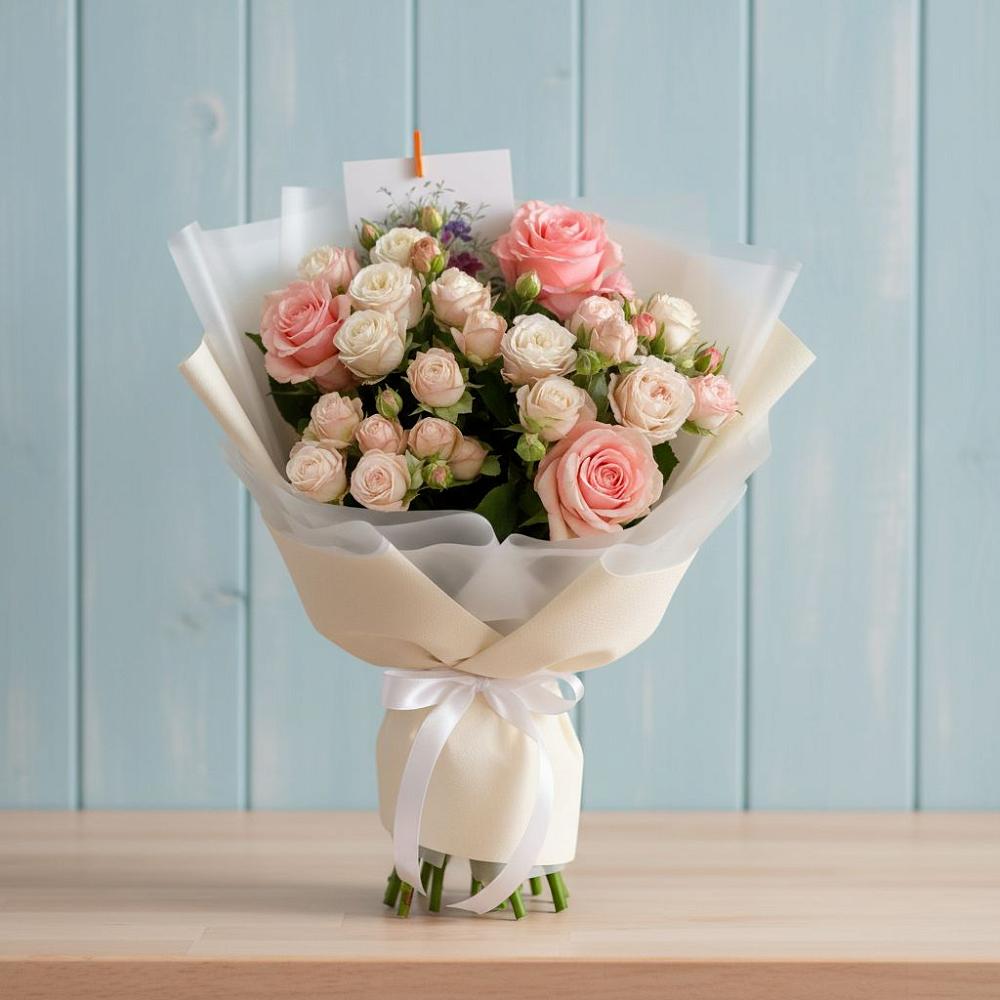 Букет цветов из: Розы в Старом Осколе