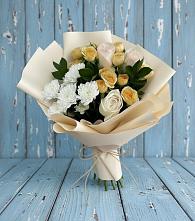 Букет цветов из:  Розы и Хризантемы в Старом Осколе