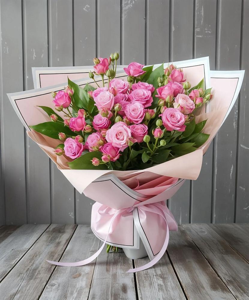 Букет Розовый кустик в Старом Осколе