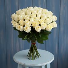 Букет 51 Белая роза Эдлесс Лав #REPLACE_PRED# Старом Осколе