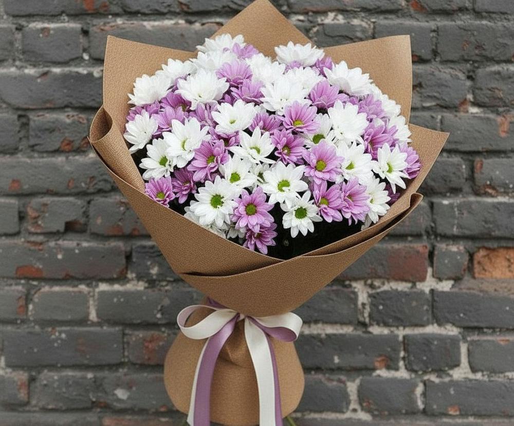 Букет цветов из: Хризантемы в Старом Осколе