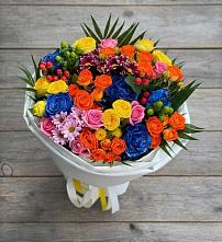 Букет цветов из:  Розы и Хризантемы в Старом Осколе