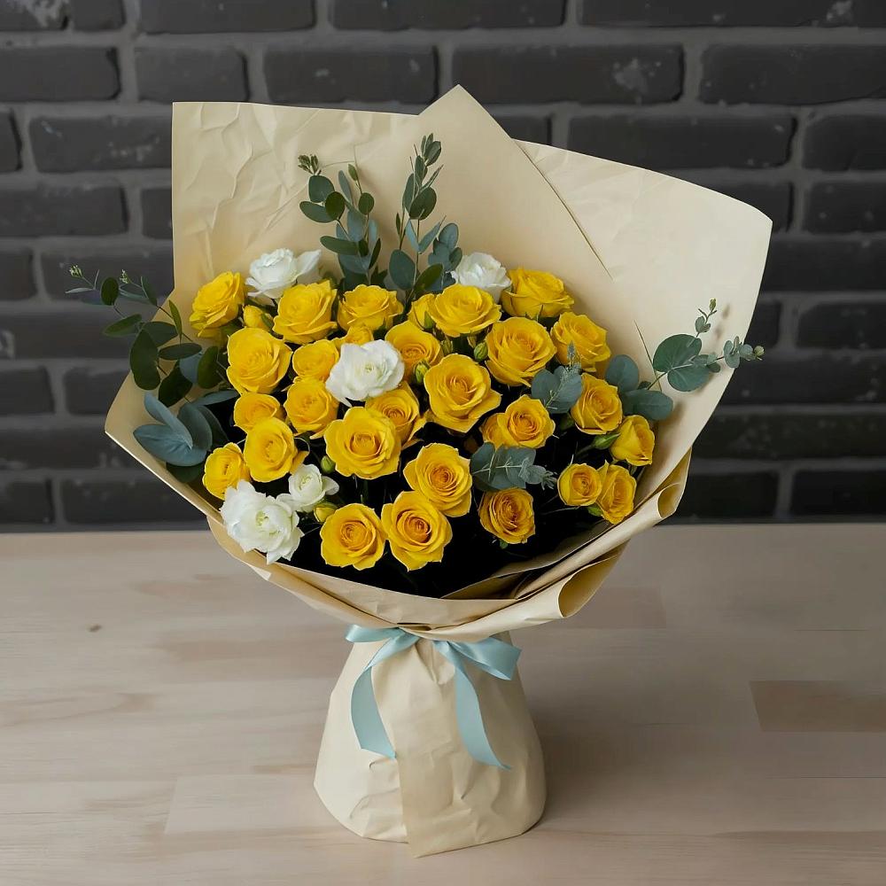 Букет цветов из: Розы в Старом Осколе