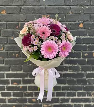Букет цветов из:  Герберы и Хризантемы в Старом Осколе