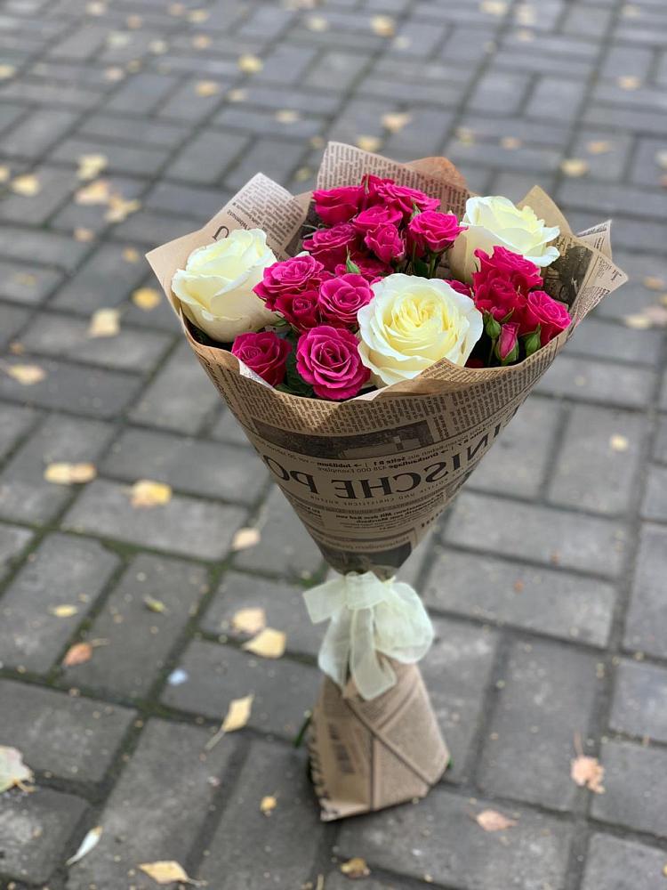 Букет цветов из: Розы в Старом Осколе