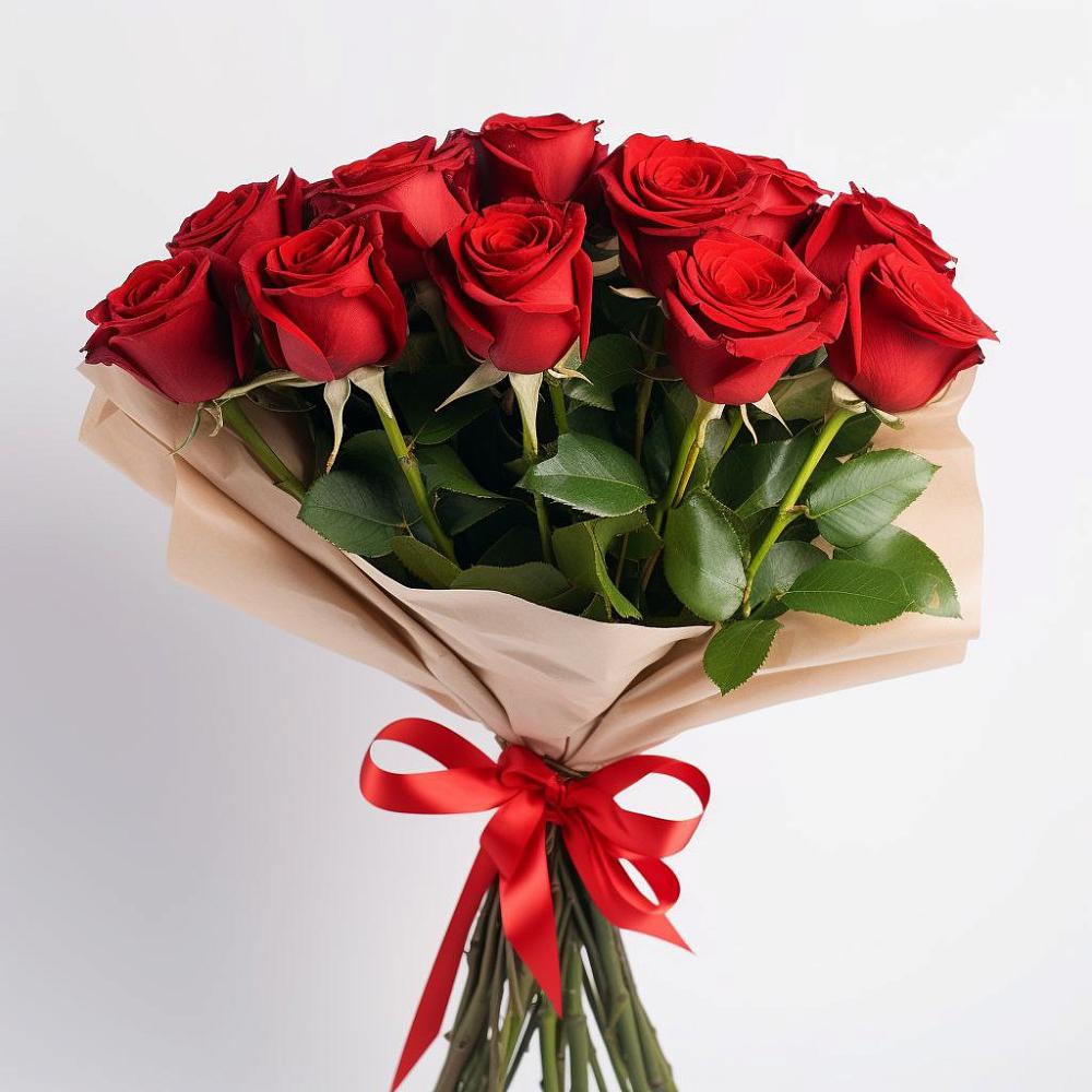 Букет 11 Красных роз Эдлесс Лав в Старом Осколе